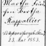 Martha Friedchen Bertha RAPPALLIER